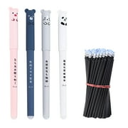 Hwkond Sharpies Gel Pens 4PC Pen+20PC Pen Core Erasable Gel Pen Blue Gel Pen Cute Gel Pens Erasable Gel Pen Erasable Gel Pens Erasable Gel Pens 1ML on Clearance