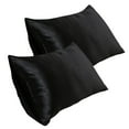 thumbnail image 1 of Hwkond Silk Pillow Cases 20*25 Inch Satin Pillowcase, Imitation Silk Pillowcase (2pc),(Up to 25% Off)Black, 1 of 1
