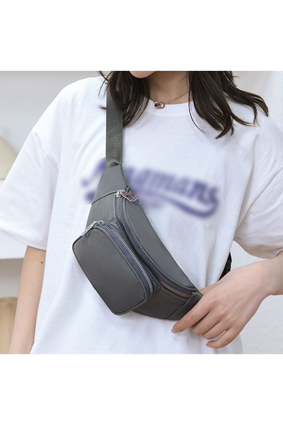 Sling Bags for Women Clearance, Crossbody Running Pack With Adjust Running Belts & 2-zipper Pockets For Women&Men, Workout Travelling Jogging Cycling Hiking Waist Pack Clearance Sale