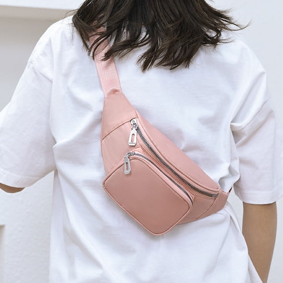 Sling Bags for Women Clearance, Crossbody Running Pack With Adjust Running Belts & 2-zipper Pockets For Women&Men, Workout Travelling Jogging Cycling Hiking Waist Pack Clearance Sale