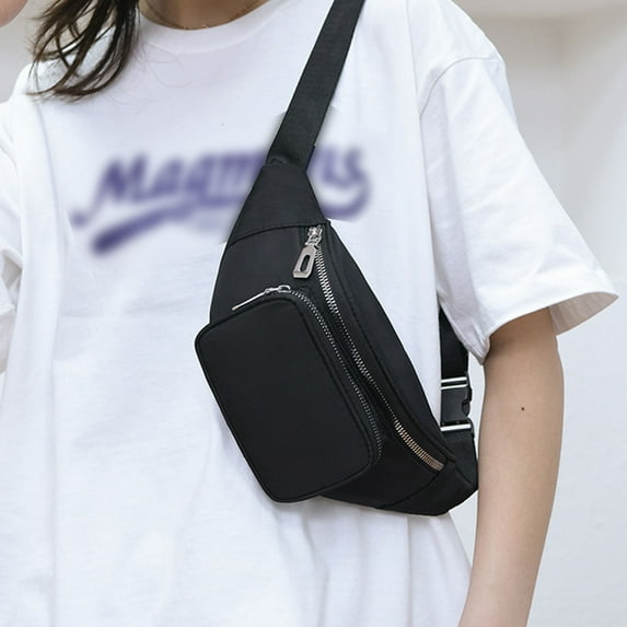 Sling Bags for Women Clearance, Crossbody Running Pack With Adjust Running Belts & 2-zipper Pockets For Women&Men, Workout Travelling Jogging Cycling Hiking Waist Pack Clearance Sale