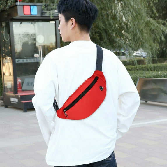Hwkond Sling Bags for Women, Pack For Man & Woman Travel Wallet Bag For Cell Phone Belt Bag Crossbody Bag With Headphone Hole For Travel Walking Running Hiking Cycling Clearance Sale