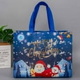 thumbnail image 1 of Hwkond Small Christmas Gift Bags Christmas Tote Bags With Handles, Christmas Reusable Grocery Bags Multipurpose Non-woven Large Gift Bag Grocery Shopping Bags Up to 70% Off, 1 of 3