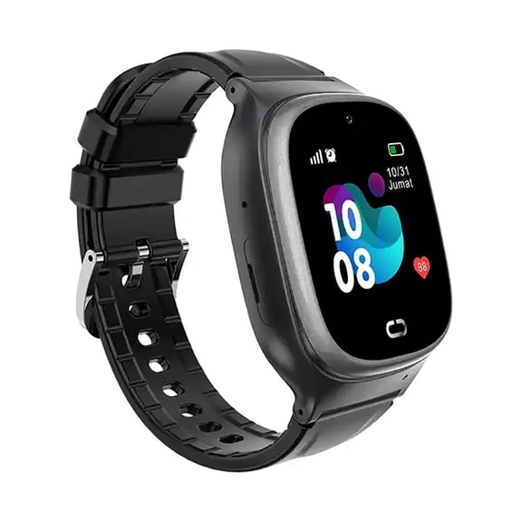 Hwkond Smart Watch For Kids, Smart Watches Boys Girls Children's Smartwatch Sports Smartwatch Children's Phone, Video Call Pedometer With Camera, Children's Fashion Watch(Black)