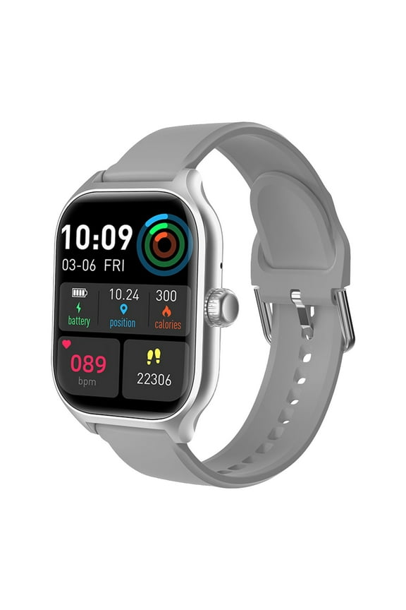 Smart Watch Men, Smart Watch 2.01-inch Large Screen Bluetooth Call Multi Function For Remote Shooting Sports Bracelet Festival Gifts(Silver)