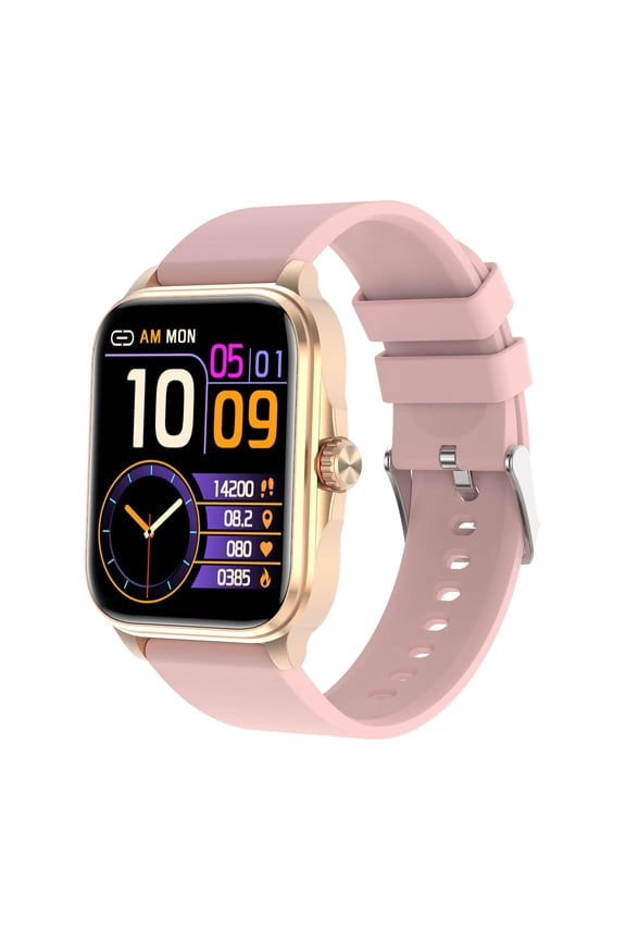 Smart Watch Women, Intelligent Bluetooth Connection For Music Calls Multifunctional Smartwatch(Pink)
