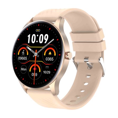 Smartwatches for Women, Smart Watch Outdoor Three Efense Sports Watch Bluetooth Call 3 Meters, 1.96 Inches(Gold)