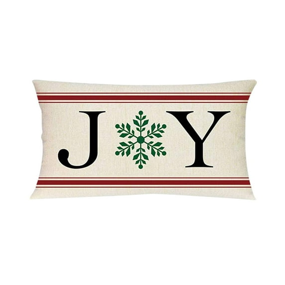 Hwkond Sofa Pillows Covers Christmas Cushion Cover Home Decor Throw Pillowcase Sofa Flashing 50x30cm,(Up to 25% Off)MulticolorC