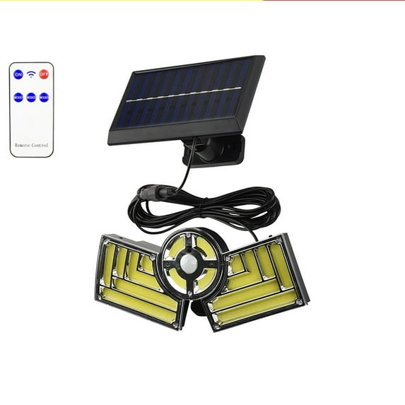 Hwkond Solar Light Outdoors Solar Wall Light Split Body Sensor Rotating Street Light LED Outdoor Light Garden Lights on Clearance