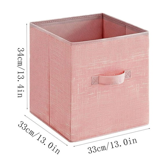 Hwkond Storage And Organization Lidless Storage Box Fabric Foldable Storage Box Household Closet Storage Boxes
