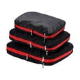 thumbnail image 1 of Hwkond Storage Box Compression Packing Cubes For Suitcase, Set Of 3 , For Luggage Clothes Storage, Travel Essentials, Travel Organization, Expandable Luggage Organizer Set on Clearance, 1 of 9