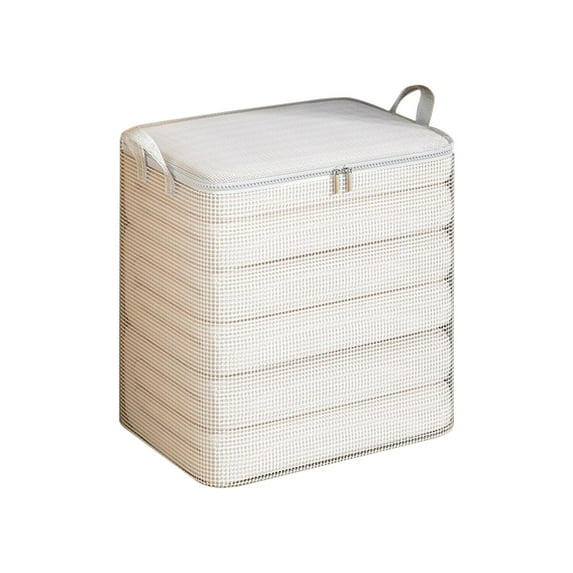 Hwkond Storage Box Heavy Duty Storage With Reinforced Handles Transparent And Visible Extra Large Storage Bags For Clothes Tote Bag Thickened Double Zipper For Space Saving Trave on Clearance
