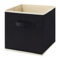 thumbnail image 1 of Hwkond Storage Containers Lidless Clothes And Toys OrganizerDesktop Storage BoxCloset DrawerNon-Woven Storage Box Black Style, 1 of 3