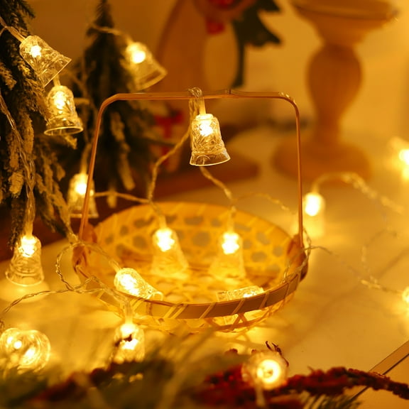Hwkond String Lights Christmas LED String Lights Christmas Home Garden Fence Decorative String Lights Home Decoration on Clearance
