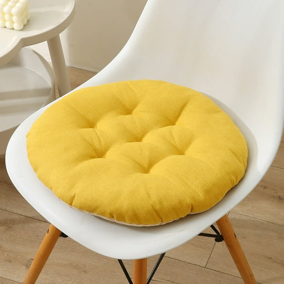 Hwkond Summer Savings Fade Resistant Office Chair Cushion Yellow, 40cm