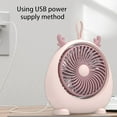 thumbnail image 1 of Hwkond Table Fan Desktop Desktop Fan Silent Fan Students Dormitory Office Small Portable Usb Rechargeable Fan on Clearance, 1 of 8