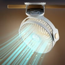 Hwkond Table Fan Portable Fan Versatile Fan Three Wind Speeds Corporal Desk Fan USB Rechargeable Fan With LED Light Clip Fan on Clearance