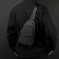 thumbnail image 1 of Hwkond Tactical Sling Bag, Men's High-end Slim Crossbody Bag Chest Bag With Headphone Port Removable Buckle Side Bag Travel Outdoor Leisure Clearance Sale, 1 of 6