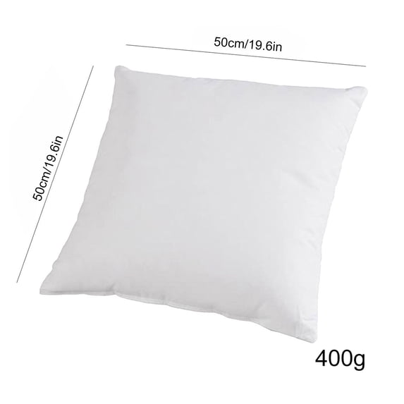 Hwkond Throw Pillow Covers Christmas Decor Cushion Non-woven Core Cotton Cushion Core Vacuum Compression Packing Liner Pillows Core,WhiteG