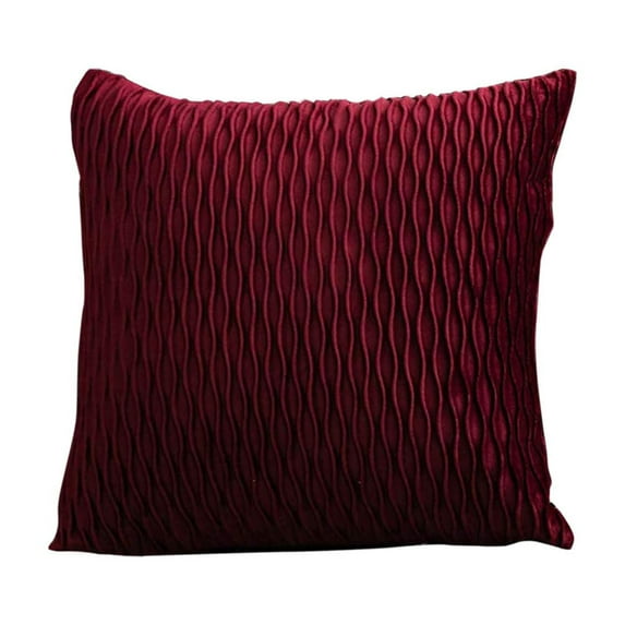 Hwkond Throw Pillows Pillow Case Striped Velvet Upholstered Sofa Living Room Bedroom,Red