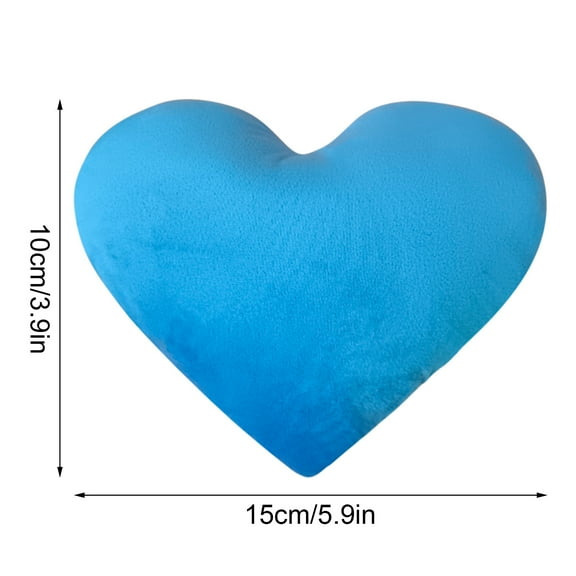 Hwkond Throw Pillows for Bed Love Pillow Plush Toy Cushion Kindergarten Dance Lover Festival Gift Couple Wedding Heart Shaped Gift,Blue
