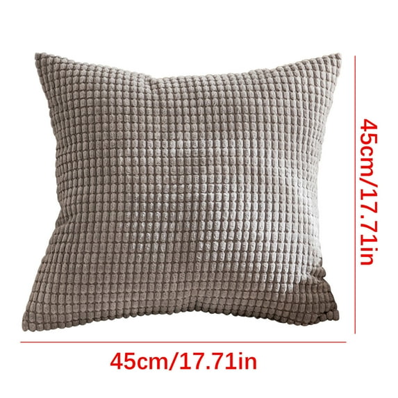 Hwkond Throw Pillows for Couch Sofa Cushion Corn Kernel Pillow Style Home Bedside Car Core- Pillow Case,Gray