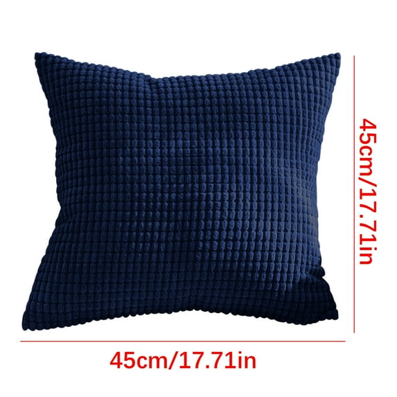 Hwkond Throw Pillows for Couch Sofa Cushion Corn Kernel Pillow Style Home Bedside Car Core- Pillow Case,Navy