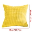 thumbnail image 1 of Hwkond Throw Pillows for Couch Sofa Cushion Corn Kernel Pillow Style Home Bedside Car Core- Pillow Case,Yellow, 1 of 2