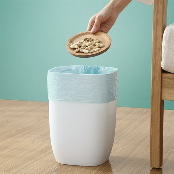 Hwkond Trash Can Household Lidless Trash Can Living Room Bedroom Kitchen Toilet Trash Basket on Clearance