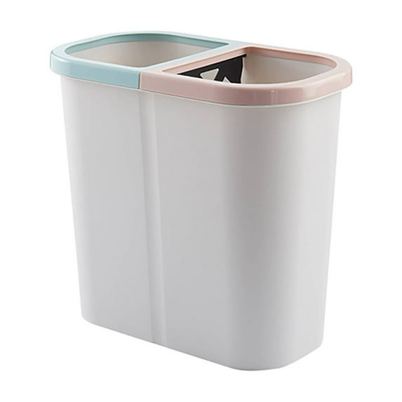 Trash Can Wet And Dry Separation Classification Trash Can Household Large Living Room Kitchen Large Lidless Trash Can on Clearance