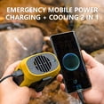 thumbnail image 1 of Hwkond Waist Fan Bright Lamp Hanging Waist Fan USB Emergency Charging Clip Type Powerful Electric Fan Portable Outdoor Hanging Fan on Clearance, 1 of 8