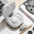 thumbnail image 1 of Hwkond Wireless Earbuds 2024 New Wireless Sleep Dedicated Side Sleep Bluetooth Headphones Wake Up Mini Sports Running Headphones Intelligent Digital Display on Clearance, 1 of 9