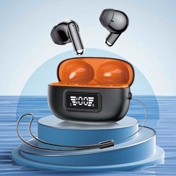 Hwkond Wireless Earbuds Bluetooth 5.3 In Ear Wireless Earphones With Digital Display Of Battery Level Intelligent Noise Reduction Multifunctional Waterproofs Subwoofer Earphones on Clearance