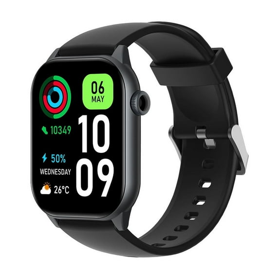 Hwkond Women's Smart Watches, Smart Sports Watch HD Smart Bracelet Advanced Bluetooth Calling And Extra Long Battery Life Customised Dials With Multiple Patterns 2.01-inch HD Display(Black)