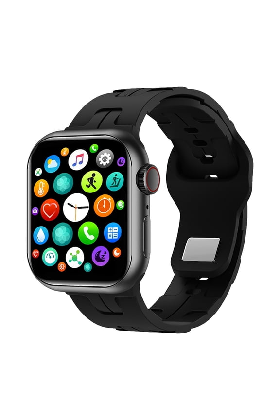 Wonmen's Smart Watch, Smart Watch Bluetooth Talk Step Distance Voice Assistants Smart Bracelet Sports Watch(Black)