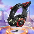thumbnail image 1 of Hwkond pc Headset with Mic Ear Headphones With Microphone Wireless And Wired Gaming Headphones With Connectable HD Microphone Lighting Up to 25% Off, 1 of 1