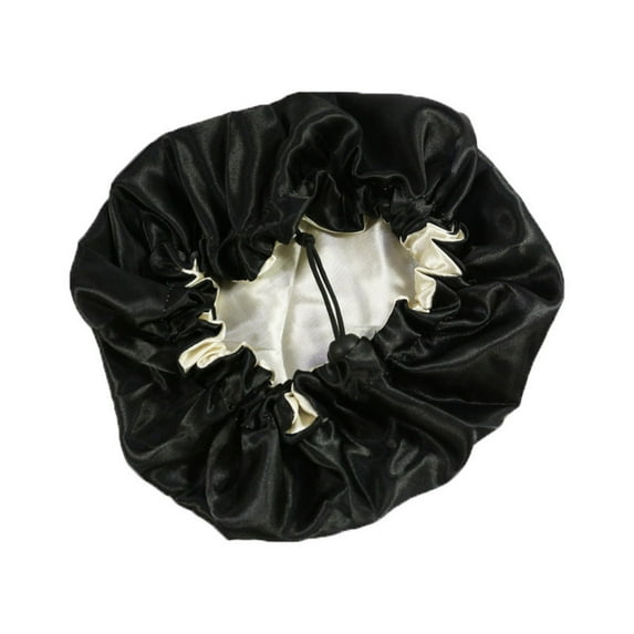Hwmodou Baby Hats Kids Satin Bonnet Sleeping Cap Natural Hair Teens Toddler Child Baby Adjustable Satin Cap Night Sleeping Double Layer Casual Comfy Headwear