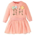 thumbnail image 1 of Hwmodou Baby Outfits Girls Sleeveless Floral Printing Tops Vest Dress 2PCS Casual Suit Outfits School Weekend Outfit For Child, 1 of 1