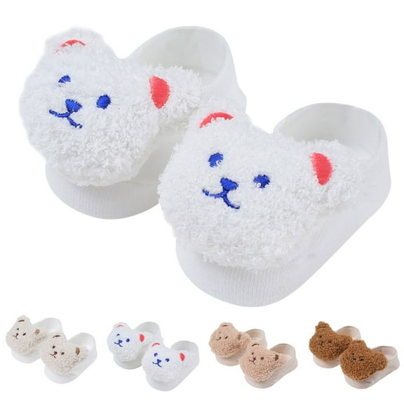 Hwmodou Children Kids Socks Soft Bottom Toddler Shoes Socks Princess Socks Floor Socks Long Socks Thermal Soft Fit,0M-3Y