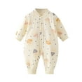 thumbnail image 1 of Hwmodou Girls Jumpsuits Unisex Cotton Blend Baby Clothes Jumpsuit Crawling Pajamas Fall Winter Casual Jumpsuit,3-6M, 1 of 3