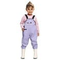 thumbnail image 1 of Hwmodou Girls Jumpsuits Unisex Kids Chest Waders Youth Fishing Waders With Pocket Toddler Children Water Proof Hunt & Fishing Waders With Boots Fall Winter Pocket Jumpsuit,6-7Y, 1 of 8