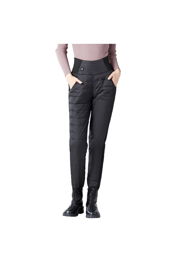 Heated Sweatpants Womens Front Rear 2 Zones Heated Pant Washable Pant Heating 3 Heated Pant With Pocket