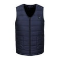 thumbnail image 1 of Hwmodou Heated Vest For Men Pocket Warm Coat Thick Padded Solid Jacket Heated Vest Men Tops Winter Vest Mens Coats Jackets, 1 of 6