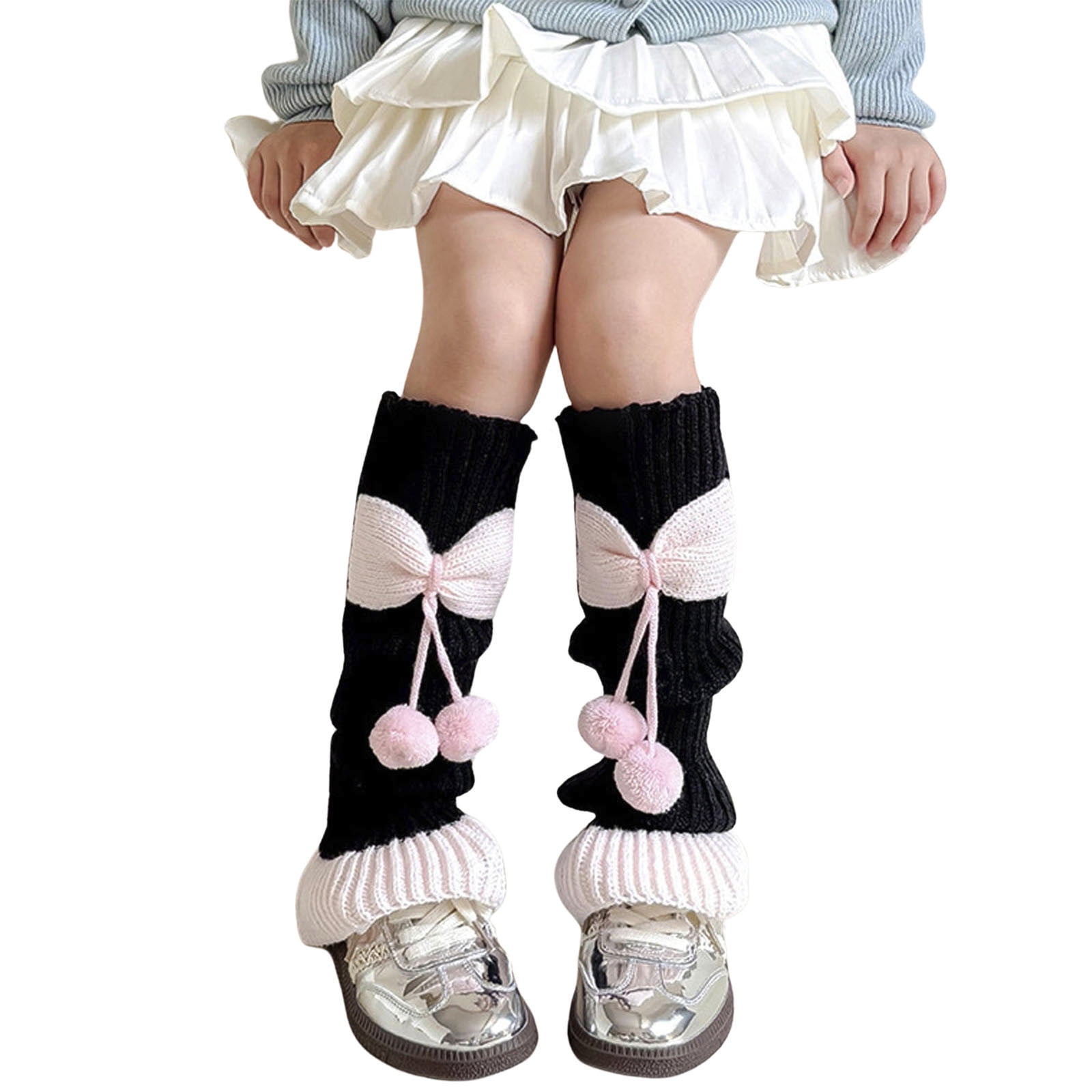 Girl Leg Warmers Winter Leg Warmers Knit Solid Color Leg