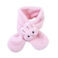 thumbnail image 1 of Hwmodou Kids Winter Warm Scarf Boys Girls Keep Shawls Scarves Thickening Scarf Cute Fuzzy Scarves, 1 of 1