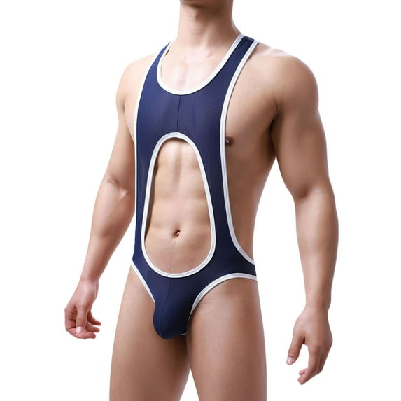 Hwmodou Male Lingeries Valentine's Day Gift Men's Fine Mesh Breathable Underwear Fashion Men's Leisure Tank Top Comfort Underwire Lightly