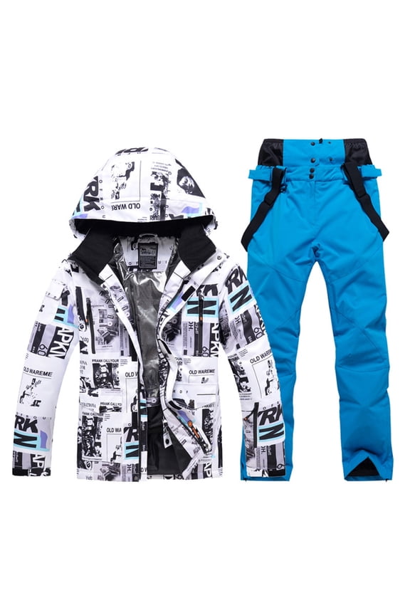 Men Outfits Men's And Men's Ski Jackets And Pants Set Windproof Insulated Snowsuit Winter Warm Snowboarding Snow Coat Resort Outfits For Men 2023