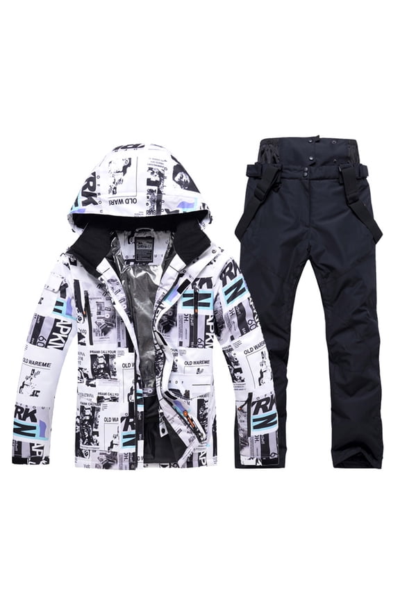 Men Outfits Men's And Men's Ski Jackets And Pants Set Windproof Insulated Snowsuit Winter Warm Snowboarding Snow Coat Resort Outfits For Men 2023