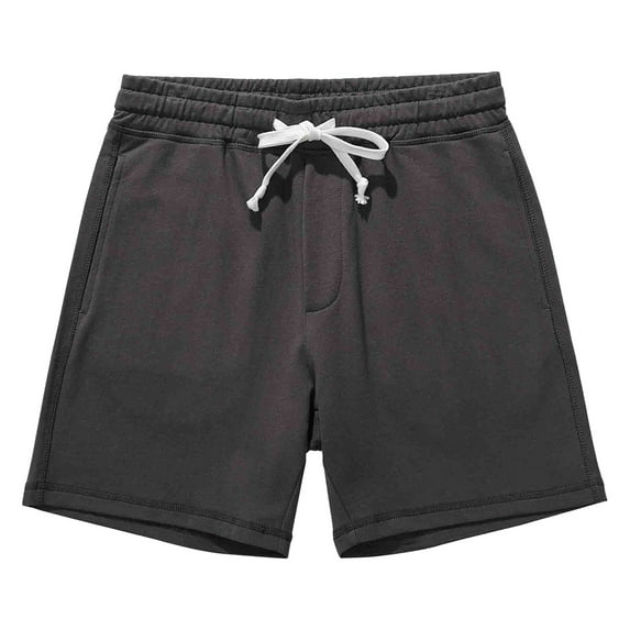 Hwmodou Men Pants Sports Male Cotton Spring Summer Shorts Solid Color Tie Pocket Breathable Sweatpants Holiday Party Slacks For Man