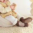 thumbnail image 1 of Hwmodou Rends Baby Slipper Socks Christmas Toddler Fuzzy Socks Warm Non Winter Socks Stretchy Thermal Fashion,0M-4Y, 1 of 4